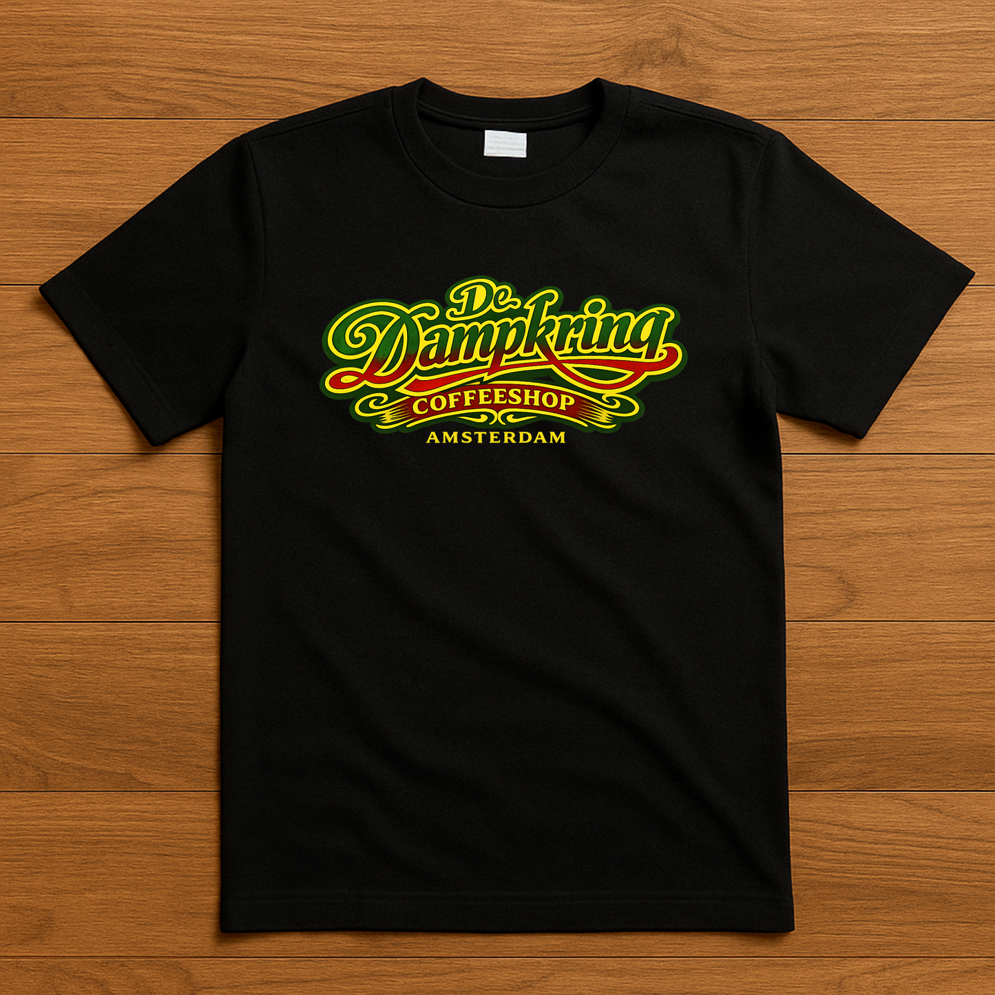 Dampkring Coffee Shop Amsterdam T-Shirt (colour)