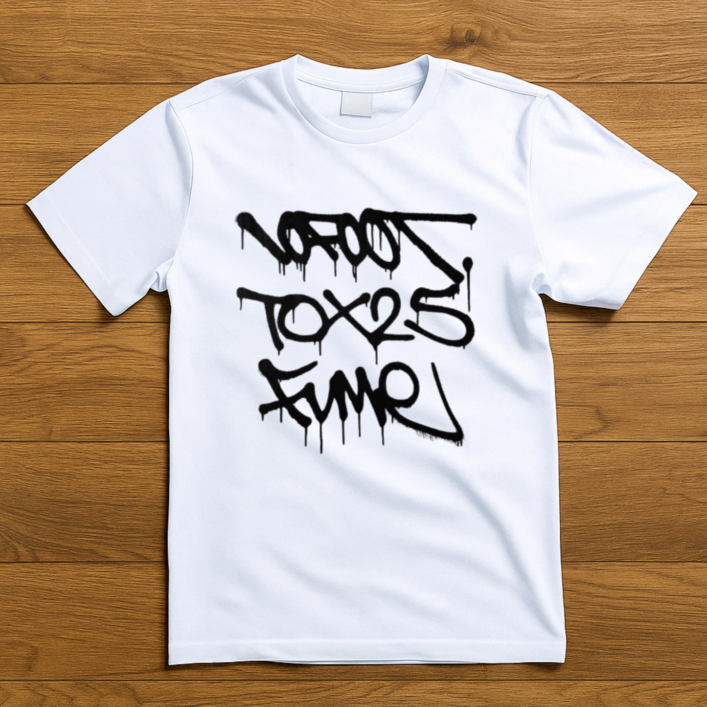 10 Foot , Tox 25 , Fume , Graffiti Tag T-Shirt
