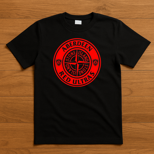 Aberdeen Red Ultras T-Shirt (inverted)