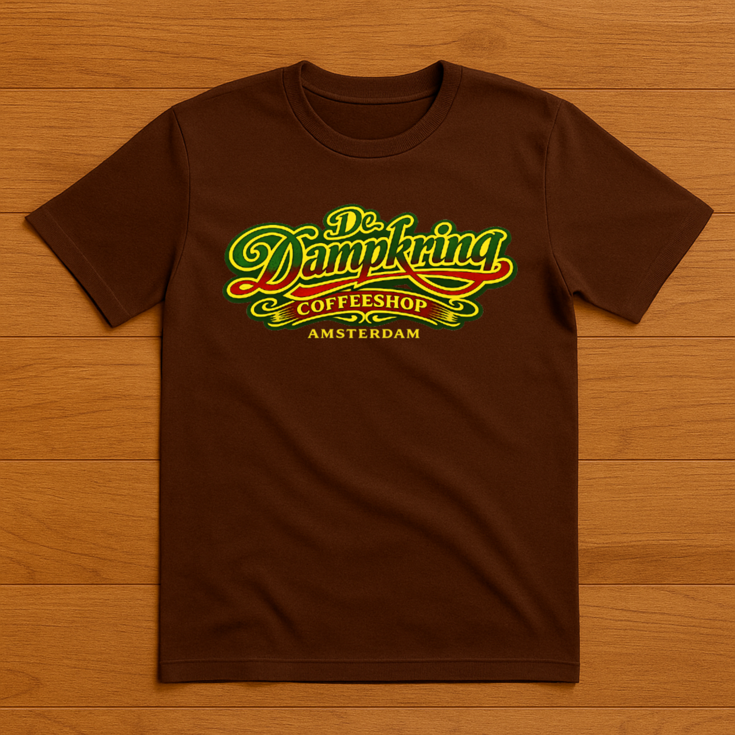 Dampkring Coffee Shop Amsterdam T-Shirt (colour)
